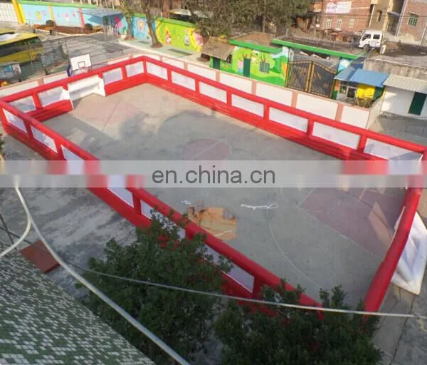 Inflatable Football Field for Sale/high Quality Inflatable Soap Soccer Pitch /inflatable Handball Football Field