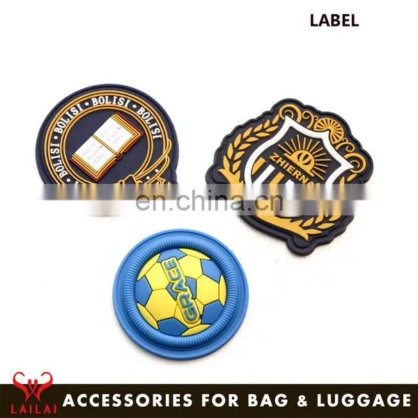 Bag Parts Custom Silicone Patch Logo Rubber Label for Handbag photo-4