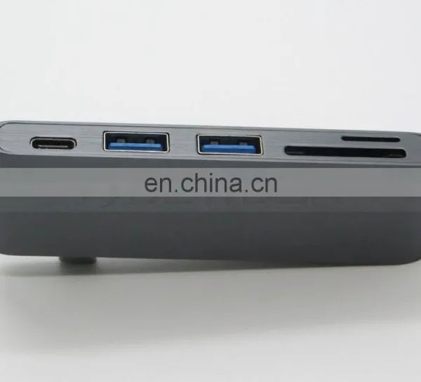 5 in 1 Type-C Hub USB 3.0 Combo Hub With USB-C Charging & Card Reader for MacBook photo-2