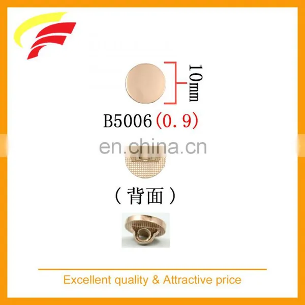 Zinc Alloy Sewing Button , Small Metal Shank Button for Shirt photo-3