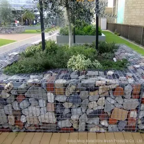 Awesome Retaining Wall Using Gabion Baskets Filled With Stones for Landscaping photo-2