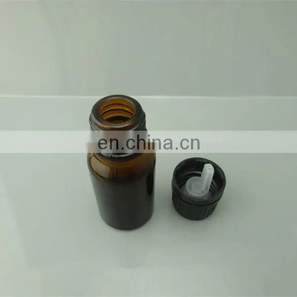 5ml Amber Glass Essential Oil Bottles With Counter Drop Oil Dropper and Black Cap photo-4