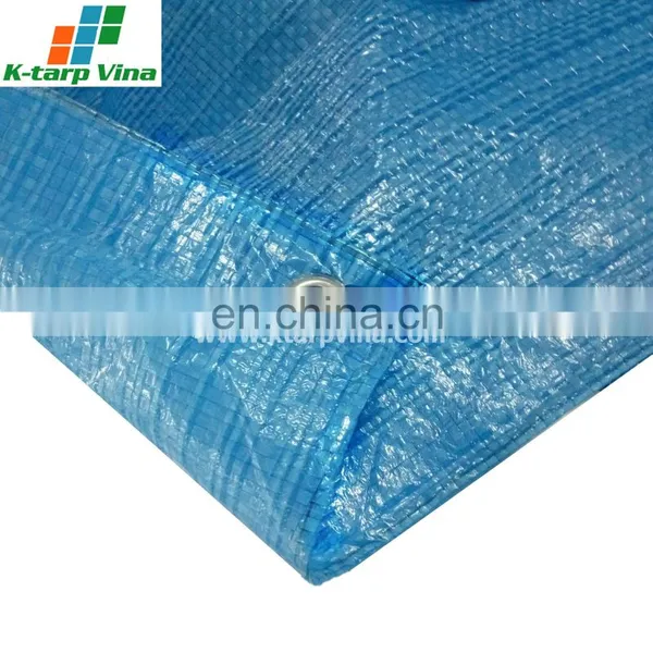 SKY BLUE TARPAULIN - 45 GSM - WATERPROOF & LIGHT DUTY photo-2