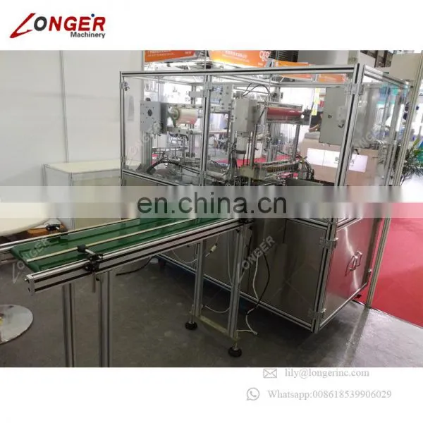Soap Film Wrapping Box Perfume Cellophane Overwrapper Machine With Tear Tape photo-7