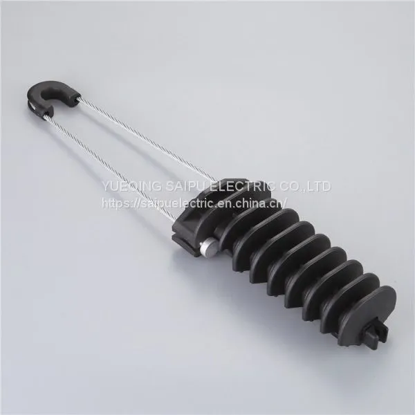 Wire and Cable Plastic Wedge Type Anchor Strain Clamp Tension Clamp Dead End Clamps for 1 Wire
