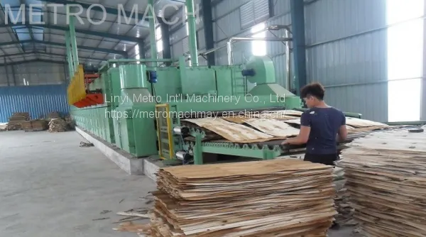 Woodworking Plywood Core Veneer Roller Conveyor Dryer Machine photo-4