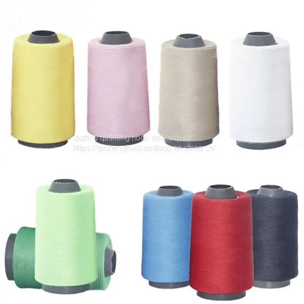 100% Polyester Dyed Colors 40s/2 5000 Yards Cone Sewing Thread for Leather Products, Tents, and Shoes photo-2