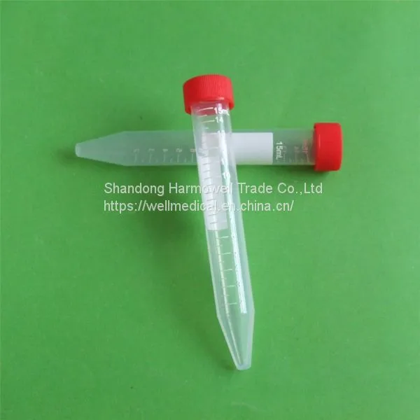 Good Quality 15ml Screw Cap Conical Test Tube for Centrifuge photo-3