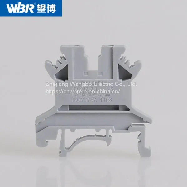 Din Rail Terminal Blocks UK1.5N Pure Copper Connector Screw Terminal Block photo-4