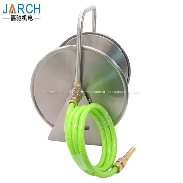Watering Hose Reel Stainless Steel Heavy Duty Wall-Mounted / Hand-Held Garden Hose Reels for Ground photo-3
