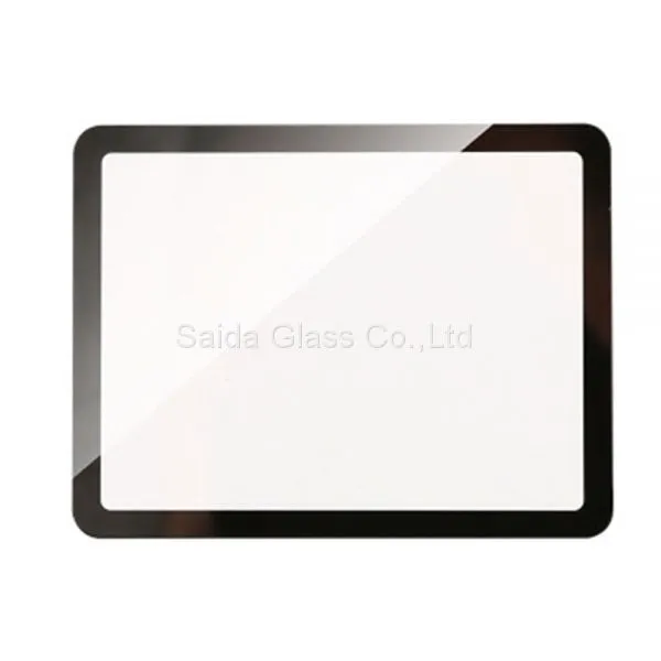 Custom Cut Top Quality 21inch Corning Gorilla Silk Screen Printing Tempered LCD Display Cover Glass photo-3