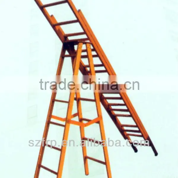 Hot Sale FRP Ladder & Fiberglass Ladder & Fiberglass Extension Ladder photo-3