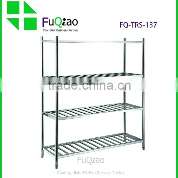 Stainless Steel Gastronorm Pan Rack Tray Trolley With Table photo-5