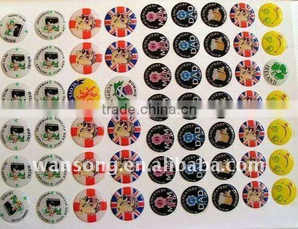 Best Selling Factory Manufacture Epoxy Dome Sticker & Professional Custom Epoxy Sticker photo-4