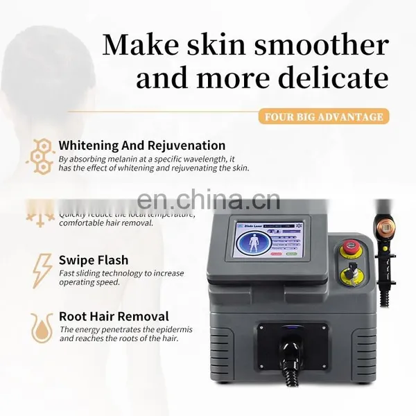 808 Diode Laser Hair Removal Machine Permanent 2022 Skin Whitening Painless Depilation For Body Care Beauty Salon Equipment photo-2