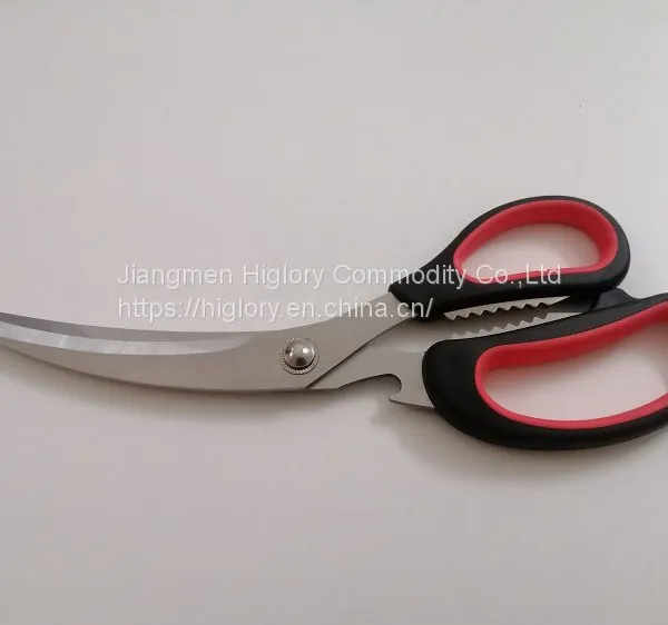 Hot Sale Poultry Scissor for BBQ and Roast Meat Multifuntional Stainless Steel Kitchen Bone Scissor photo-3
