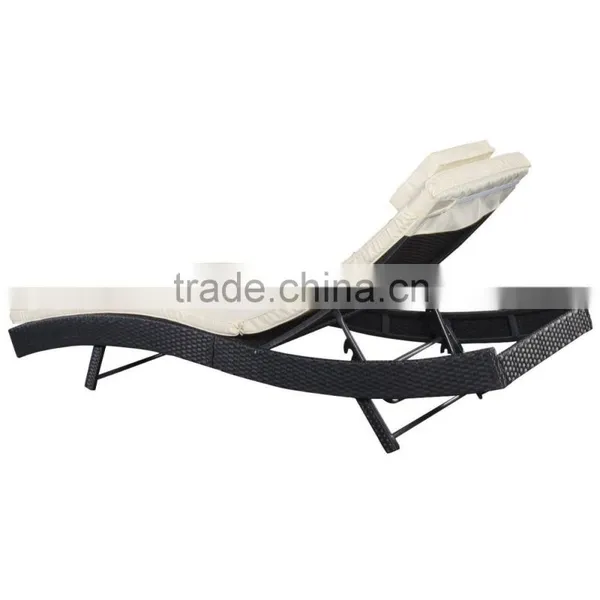 Adjustable Pool Chaise Lounge Chair Outdoor Patio Furniture photo-2