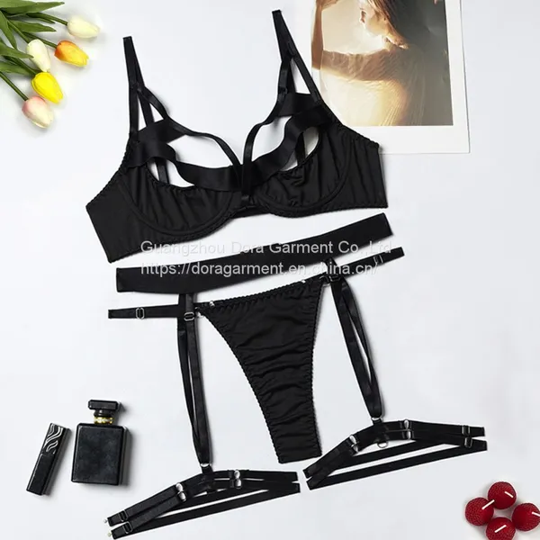 Trendy Erotic Lingerie 4 Piece Lingerie Set photo-2