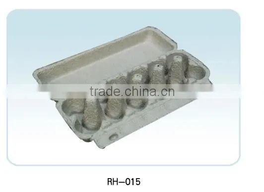 Eco-friendly Molded Pulp Plant Fiber Egg Trays photo-3