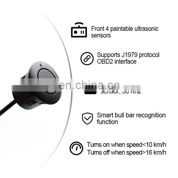 Promata High Quality Support J1979 Protocol OBD2 Interface Front Parking Sensor With CANBUS Communication photo-4