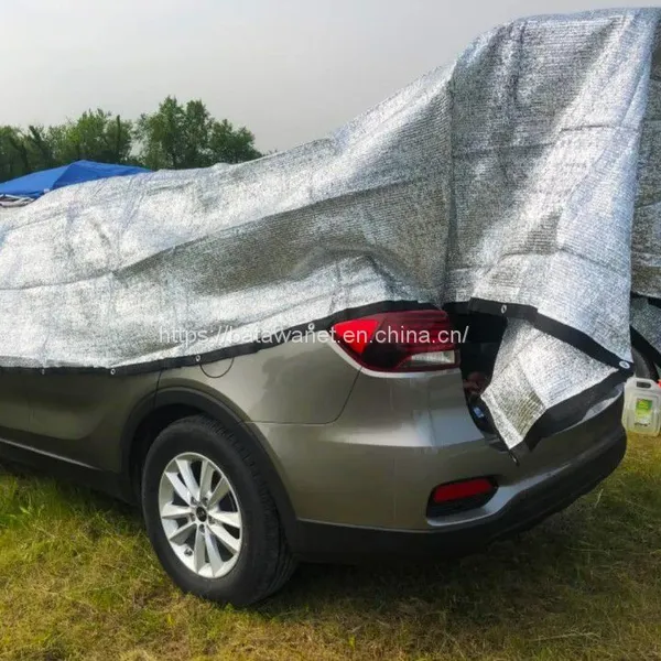 HDPE Wear-Resisting Heat Control Aluminum Shade Net Garden Shading Screen Car Cover Outdoor Lots Netting photo-4