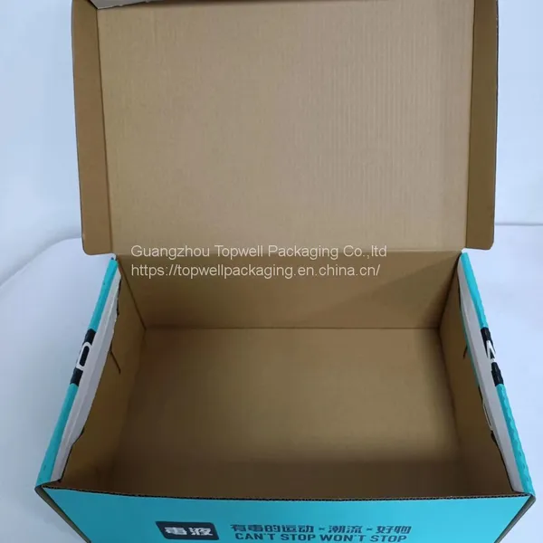 Large Cardboard Shoe Clothes Packaging Box Hardboard Corrugated Paper Boxes Luxury Shoe Boxes With Custom Logo photo-4