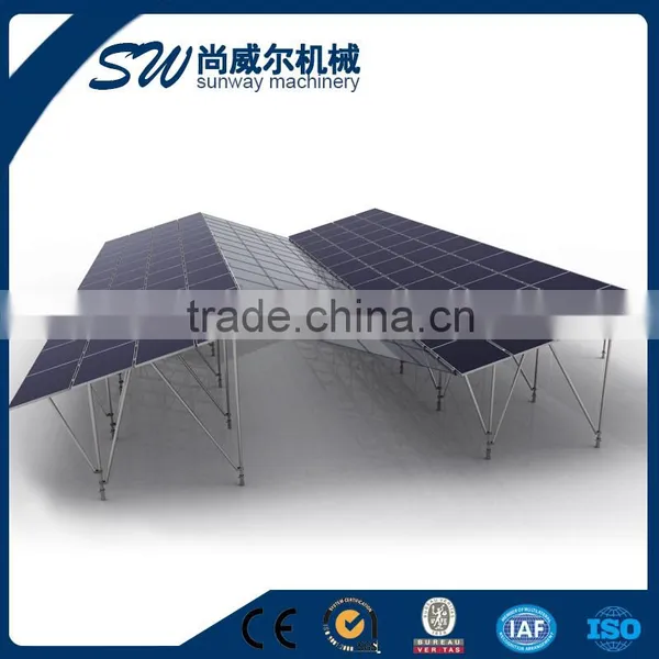 Adjustable Pvsolver Solar Ground Mounting Kits Solar Rail Adjustable Fixing Bracket Photovoltaic Support photo-5