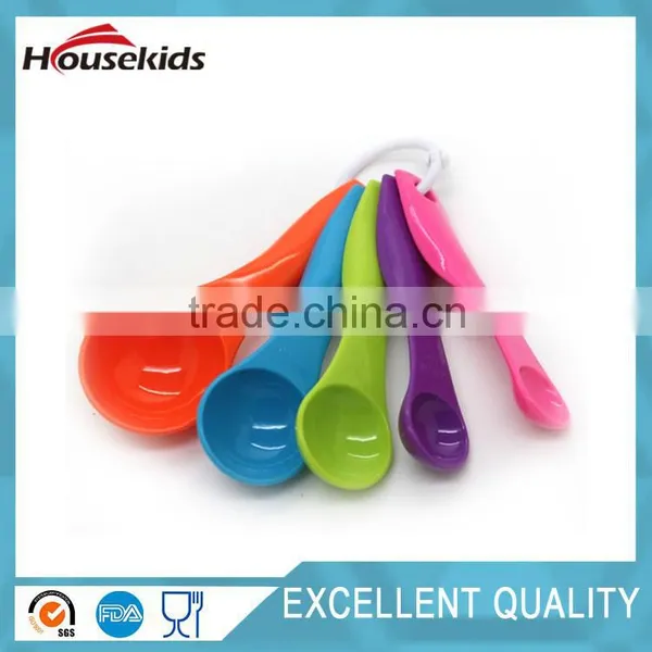 Kitchen Classic Plastic Color Decorative Measuring Spoons Set Contains Teaspoons Tablespoons, Set of 5 photo-6