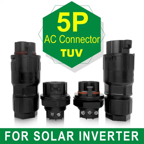 5PCM 5PPF 5PCF Solar Inverter Alternating Current AC 5P Connector photo-4