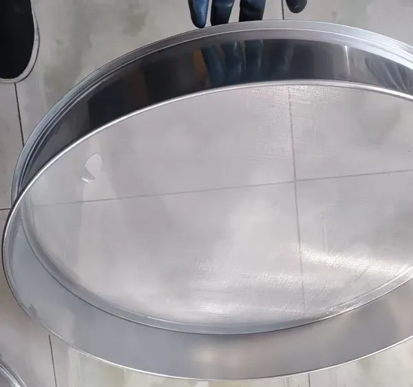 Stainless Steel Round Sieve Chinese Medicine Screen Sand Ultra-fine Filter Screen Standard Sample Screen photo-3