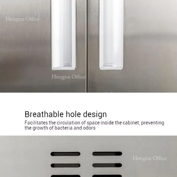 Ventilated Janitor Storage Cabinet With Security Lock and Tool Hangers – for Malls and Shopping Centers photo-3