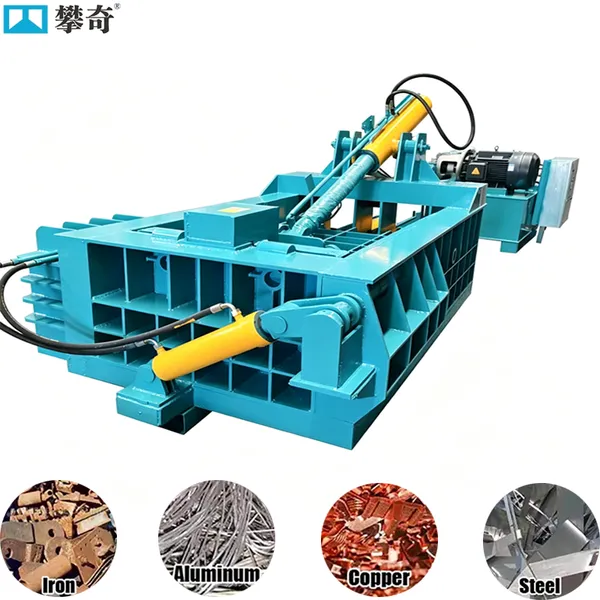 Horizontal Hydraulic Scrap Metal Baler / Metal Briquetting Machine for Recycling