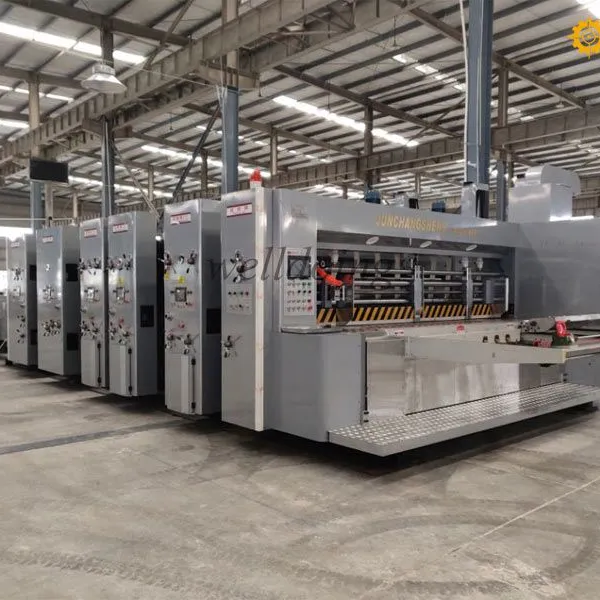 5 Color Automatic Flexo Printer Slotting Die Cutting Machine photo-2