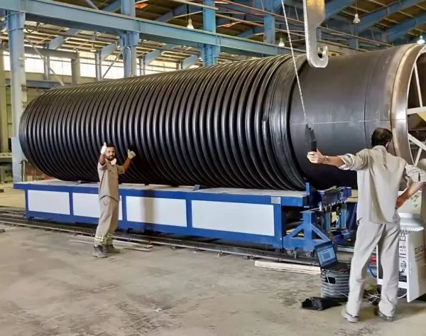 HDPE Krah Profild Pipe Machine photo-4