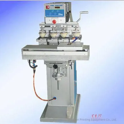 S4/s Four-color Shuttle Pad Printing Machine, Factory Direct Sale of Four-color Shuttle Pad Printing Machines