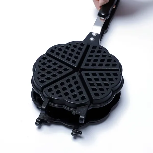 C11-WM5021 Manufacturer Easy Take Cast Iron Gas Waffle Makers For Camping