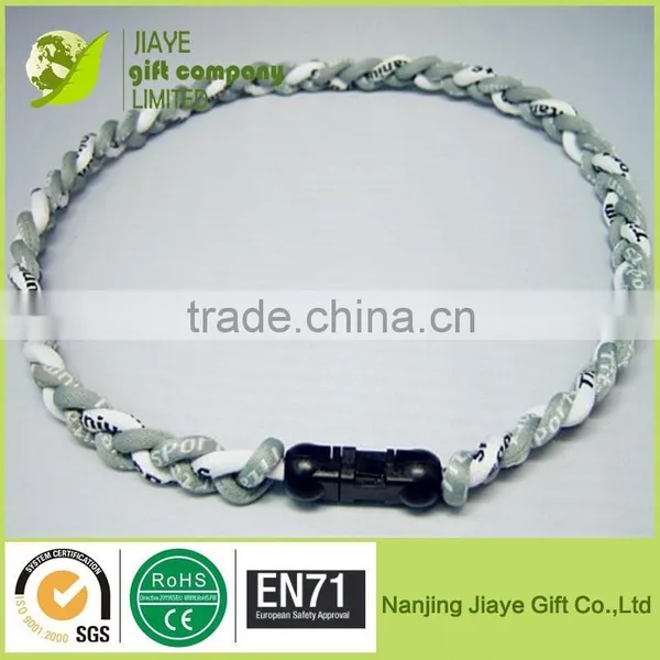 Custom Titanium Rope Necklace For Baseball Sport photo-2