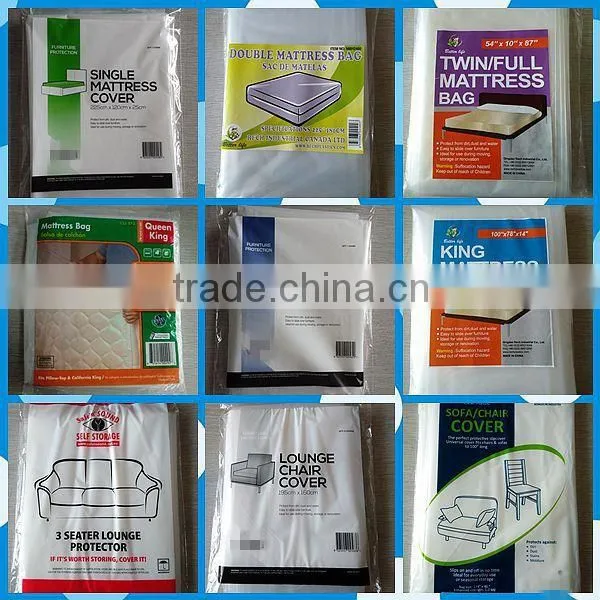 King/Queen Size Plastics Moving Mattress Bag photo-2