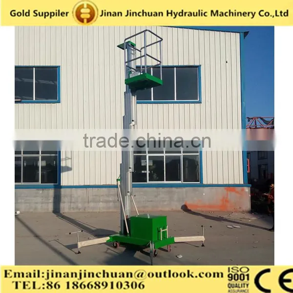 One Column Telescopic Ladder Lift Portable Aluminium Ladder Lift