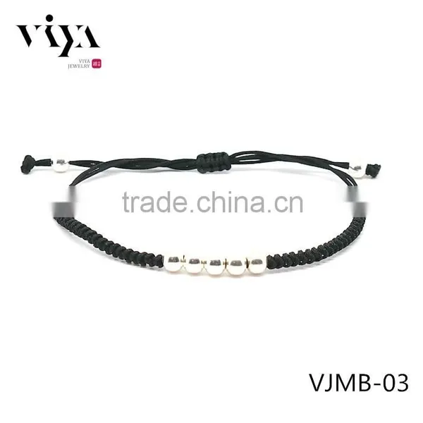 2016 Viya High Quality Stainless Steel Beads Bracelet Summer Jewelry Hot Sale Chinese Knot Bracelet photo-5