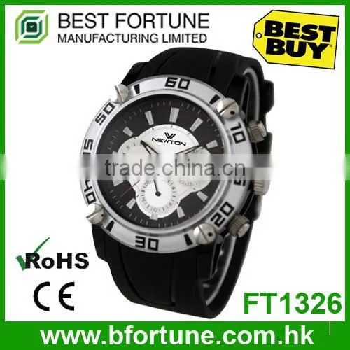 FT1326 China Factory 24 Hour Day Function 3 Atm Silicone Analog Watch