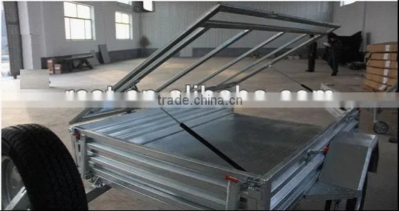 7*4 Hot-dipped Galvanized Box Trailer photo-5