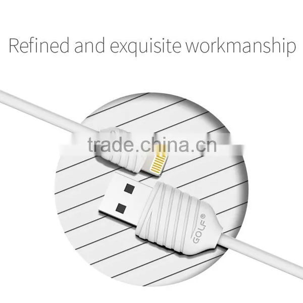 GOLF 2.1A Pineapple Series Usb Cable for Iphone5/5s/5c 1m Quick Charge and Data Pinepple Cable for Iphone 6/6s/6plus photo-3