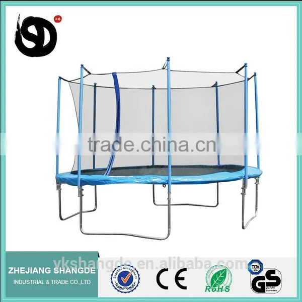 14 Big Heavy Duty Round Trampoline Round Fitness Mats With Child Safety Net photo-3