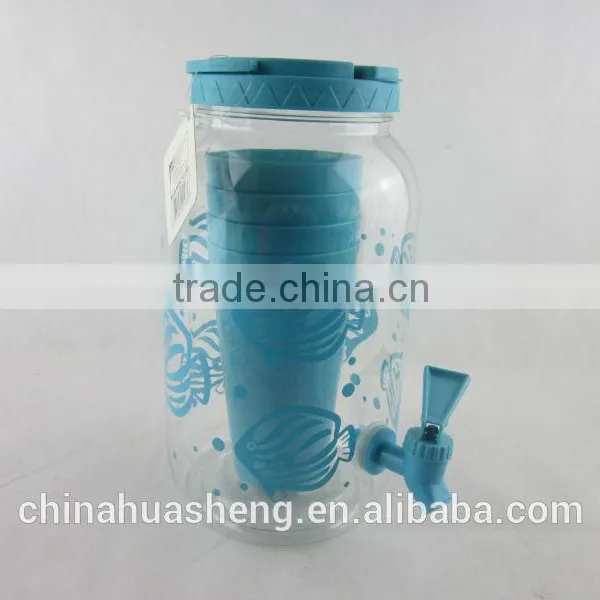 25 Pieces Party Drink Set Large Capacity Water Jar PET Beverage Dispenser BPA Free Water Container photo-5