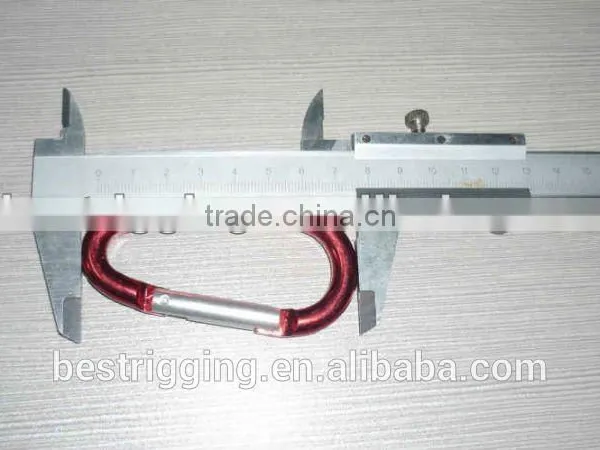 Aluminum Red 5mm Snap Hook Egg Type photo-3
