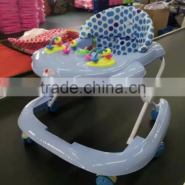 Safe and Soft Extile Seat for Baby Walker/Wholesale Plastic New Model Musical Baby Walker With Top Quality photo-3