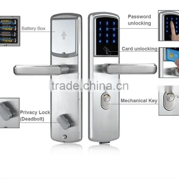 2015 Hotel Selling Stainless Steel Electronic Lock photo-2