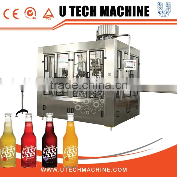 Fully Automatic Mineral Water Glass Packing Filling Machine for Carbonated Drink