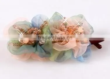 New Fashion Lace Banana Clip Delicate Flower Hair Hair Accessories photo-6